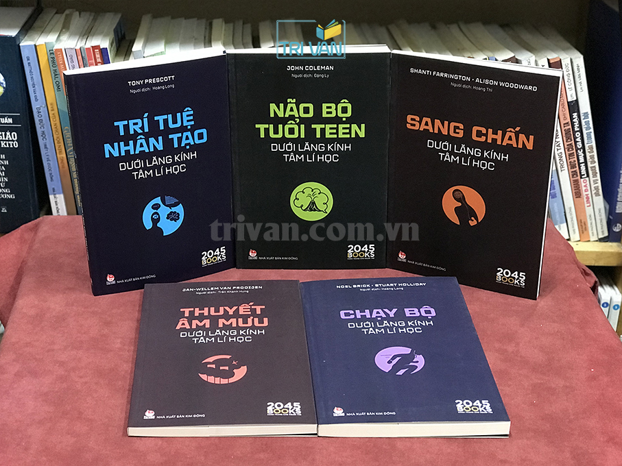 Combo sách Dưới Lăng Kính Tâm Lí Học (5 Cuốn): Sang chấn - Não bộ tuổi teen - Trí tuệ nhân tạo - Thuyết âm mưu - chạy bộ