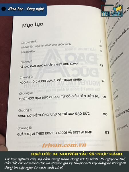 Đạo đức AI - Nguyên tắc và Thực hành - Đào Trung Thành