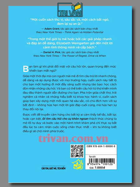 Đi tìm câu hỏi cho sự khôn ngoan - Elizabeth Weingarten