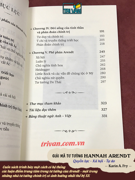 Giải Mã Tư Tưởng Hannah Arendt - Karin A. Fry