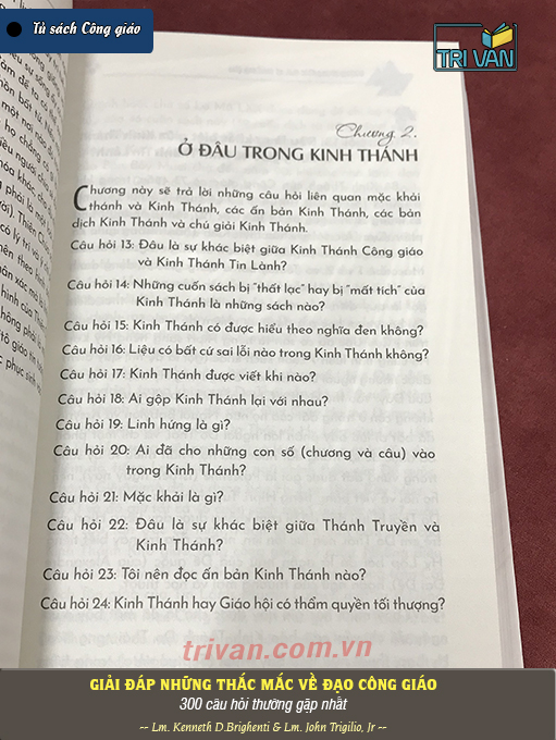 Giải đáp những thắc mắc về Đạo Công Giáo - 300 câu hỏi thường gặp nhất (Tái bản)