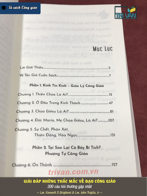Giải đáp những thắc mắc về Đạo Công Giáo - 300 câu hỏi thường gặp nhất (Tái bản)