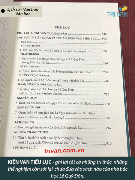 Kiến văn tiểu lục - Lê Quý Đôn