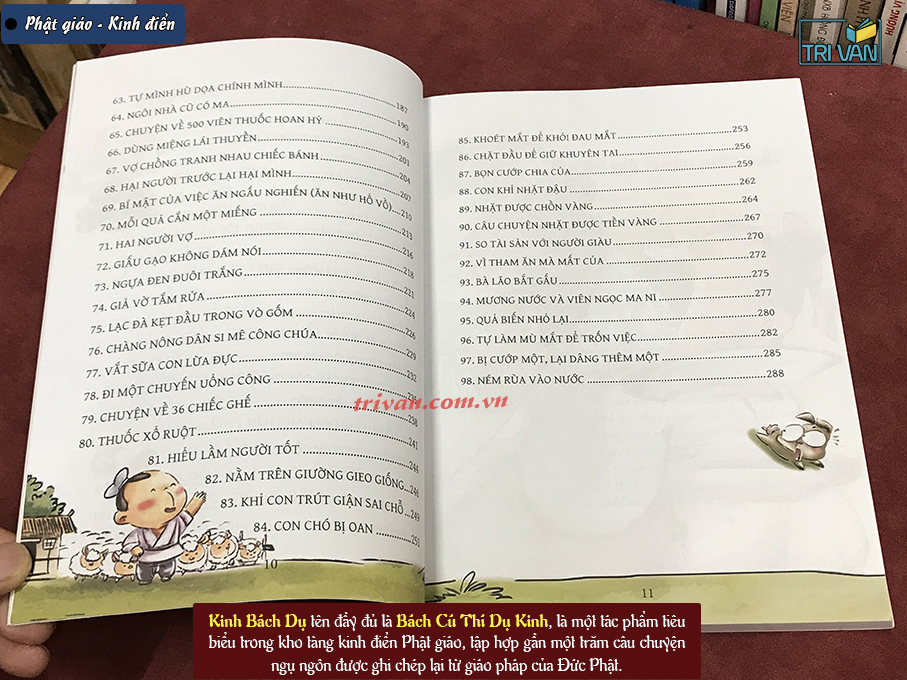Kinh Bách Dụ - Đọc ngụ ngôn sinh trí tuệ