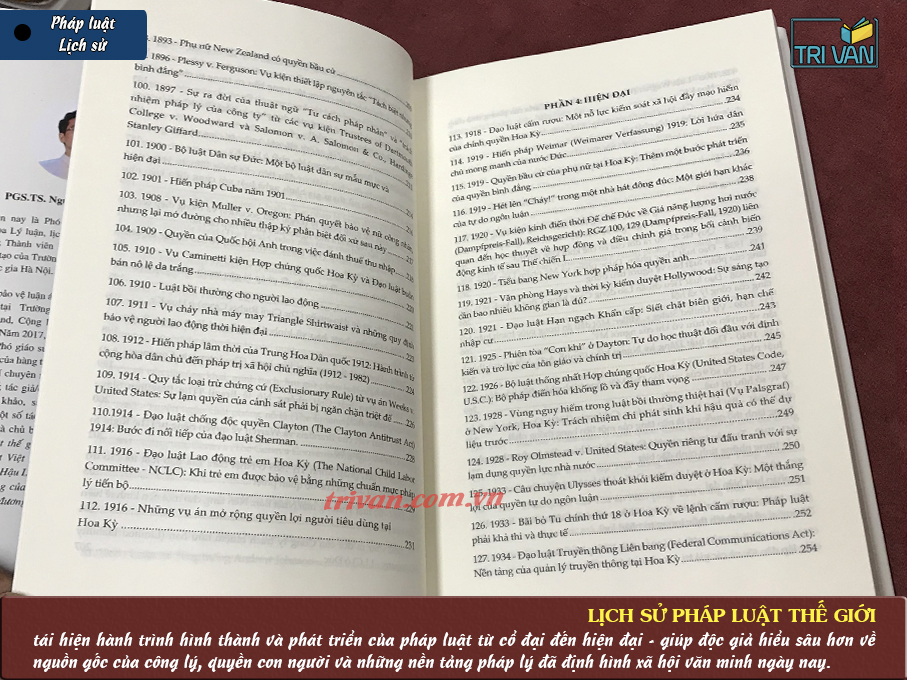 Lịch sử pháp luật thế giới - Nguyễn Minh Tuấn - Trần Tuấn Kiệt (Bìa cứng)