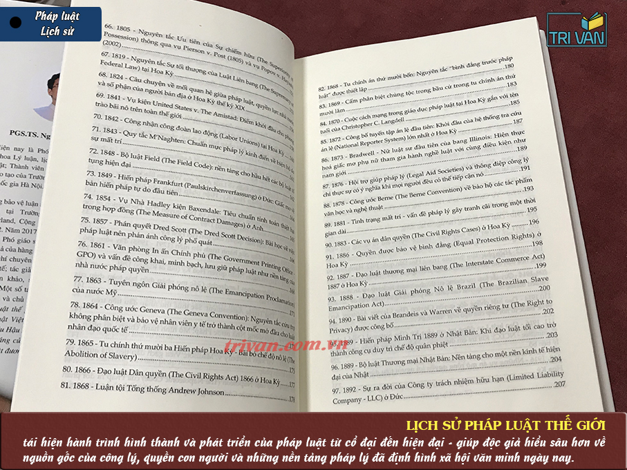 Lịch sử pháp luật thế giới - Nguyễn Minh Tuấn - Trần Tuấn Kiệt (Bìa mềm)