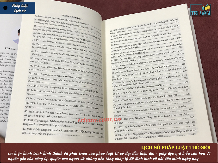 Lịch sử pháp luật thế giới - Nguyễn Minh Tuấn - Trần Tuấn Kiệt (Bìa mềm)
