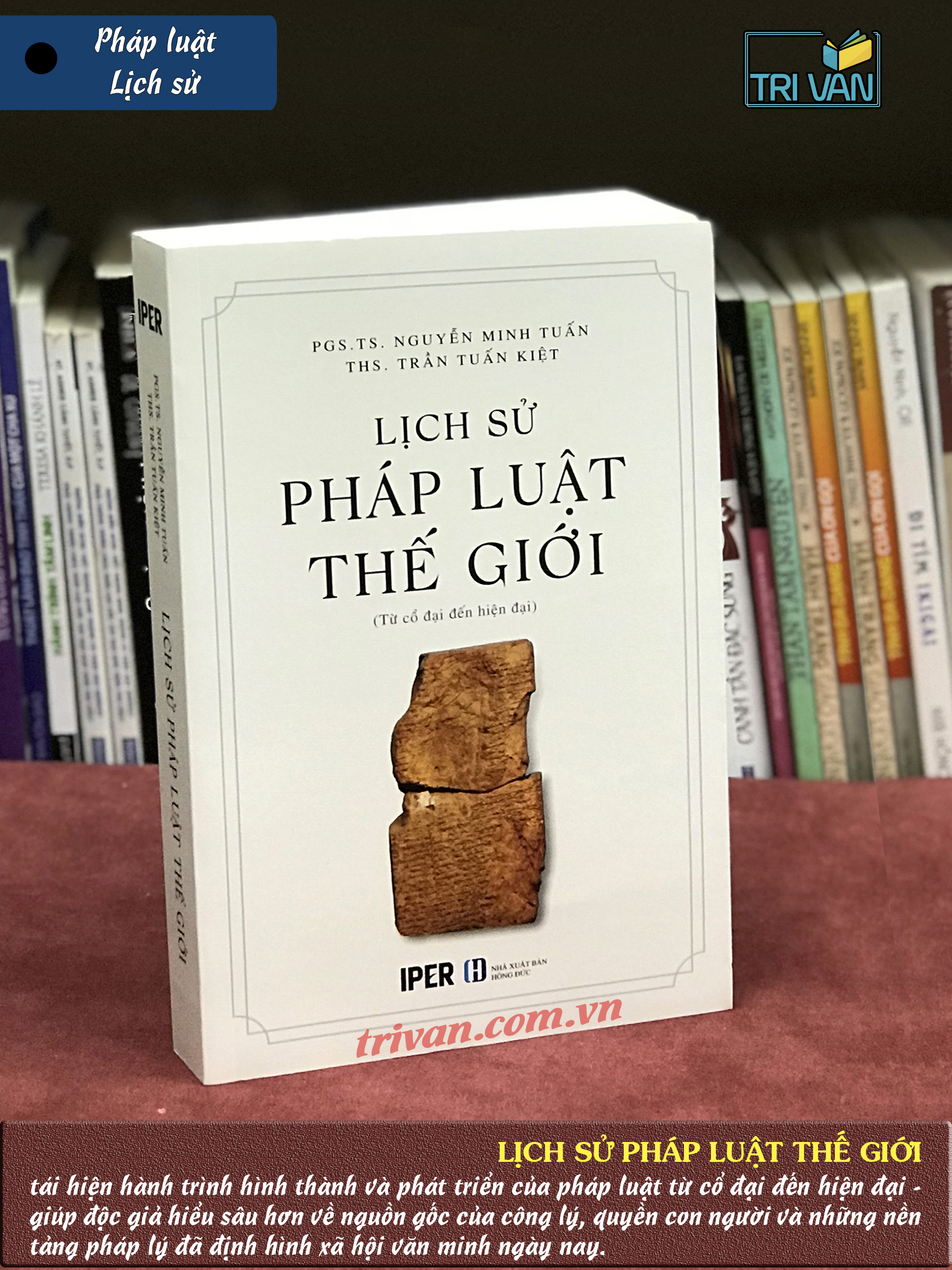 Lịch sử pháp luật thế giới - Nguyễn Minh Tuấn - Trần Tuấn Kiệt (Bìa mềm)
