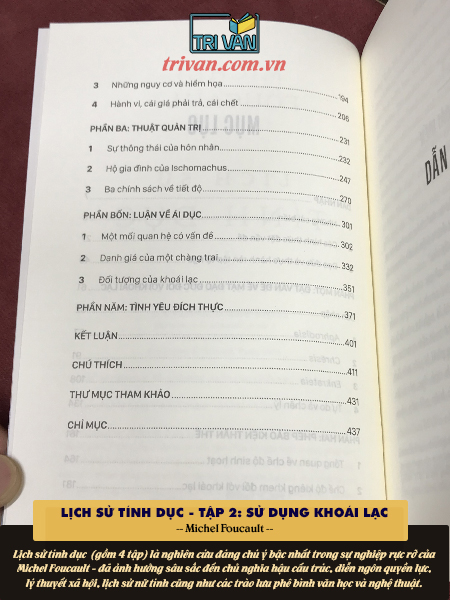 Lịch sử tính dục II: Sử dụng khoái lạc - Michel Foucault