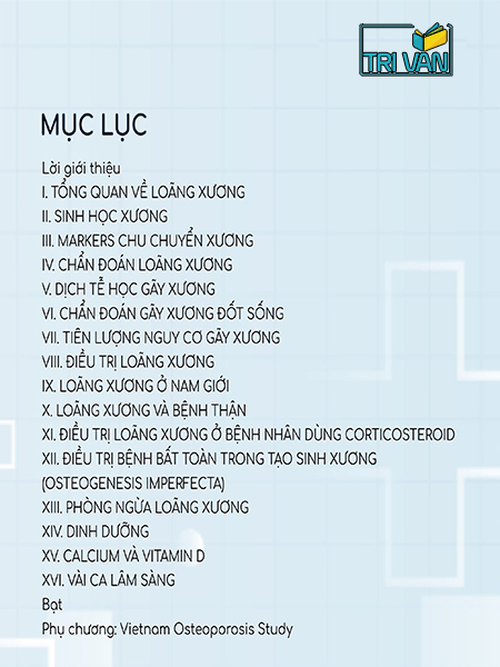 Loãng xương - Dịch tễ học, chẩn đoán, quản lý, phòng ngừa - Nguyễn Văn Tuấn & Hồ Phạm Thục Lan