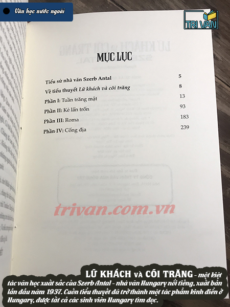 Lữ khách và cõi trăng - Szerb Antal