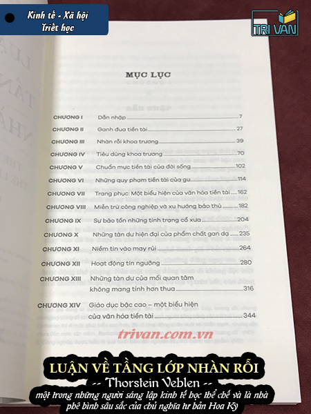 Luận về tầng lớp nhàn rỗi - Thorstein Veblen