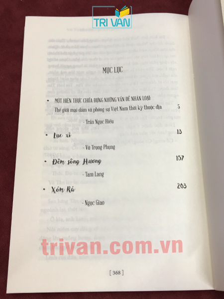 Lục xì - Đêm Sông Hương - Xóm rá - Vũ Trọng Phụng - Tam Lang - Ngọc Giao