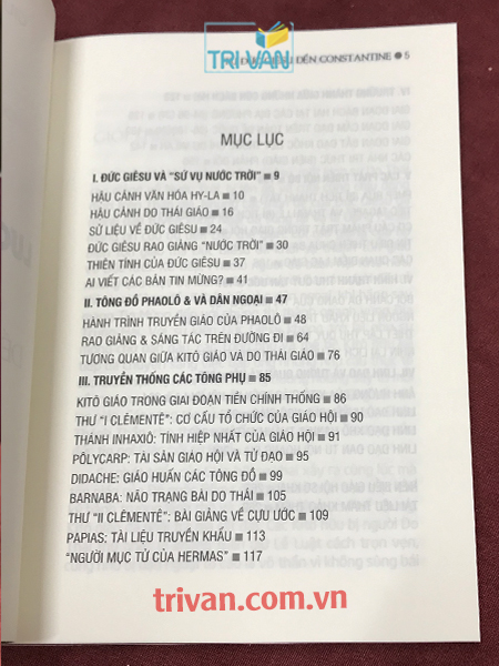 Lược sử Giáo hội sơ khai - Từ Đức Giêsu đến Constantine - Giuse Tân Nguyễn, OFM