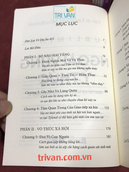 Ngoài vùng ý thức - Tâm trí vô thức ngầm chi phối hành vi (Subliminal) - Leonard Mlodinow