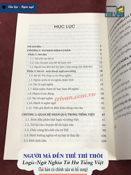 Người Mà Đến Thế Thì Thôi - Logic-Ngữ Nghĩa Từ Hư Tiếng Việt - Nguyễn Đức Dân (Tái bản có chỉnh sửa và bổ sung)