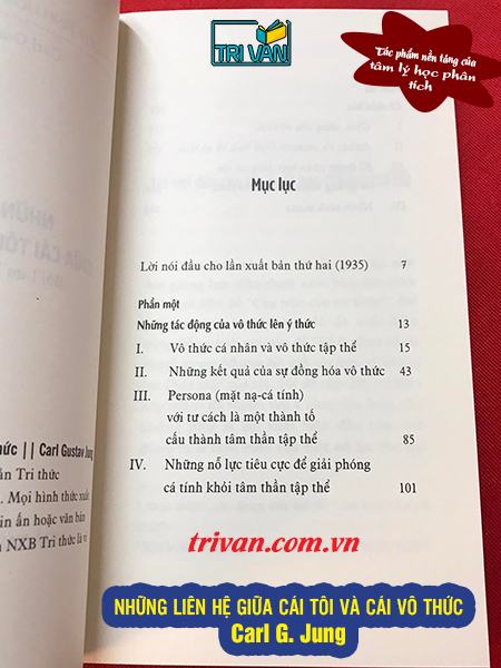 Những liên hệ giữa cái tôi và cái vô thức - Carl Jung (tái bản)