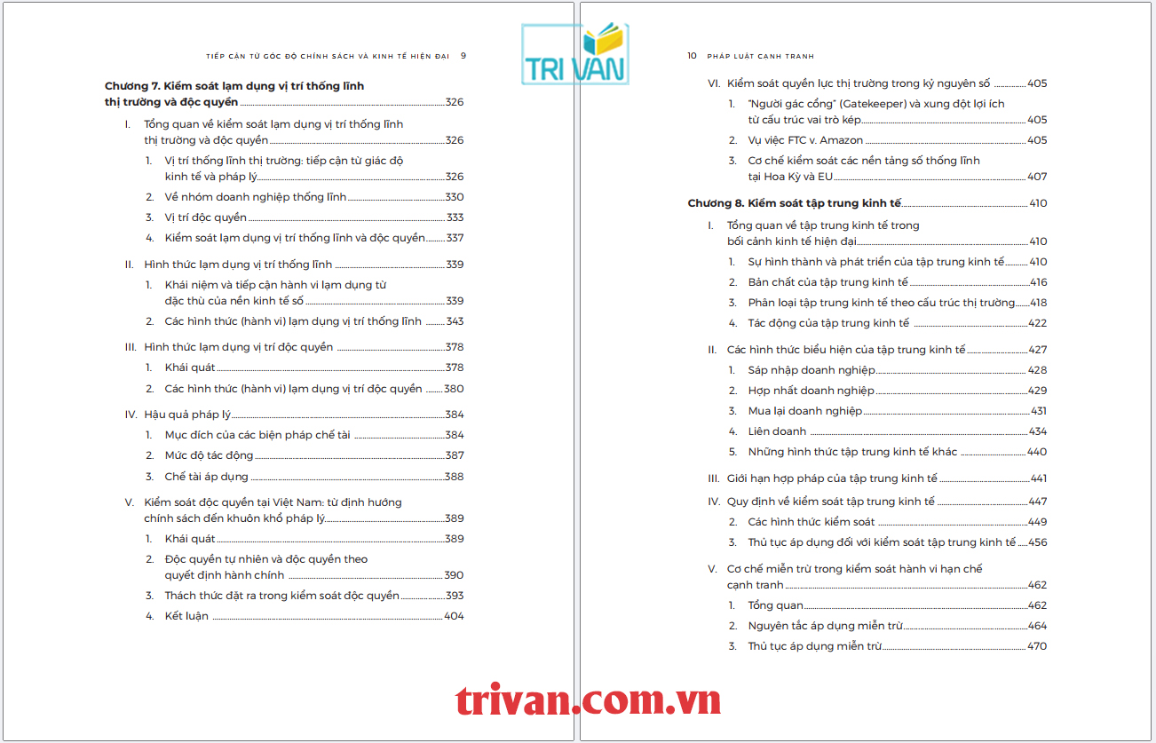 Pháp luật cạnh tranh - Tiếp cận từ góc độ chính sách và kinh tế hiện đại - PGS.TS. Tăng Văn Nghĩa