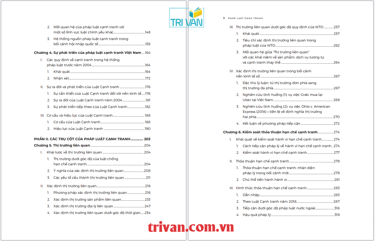 Pháp luật cạnh tranh - Tiếp cận từ góc độ chính sách và kinh tế hiện đại - PGS.TS. Tăng Văn Nghĩa