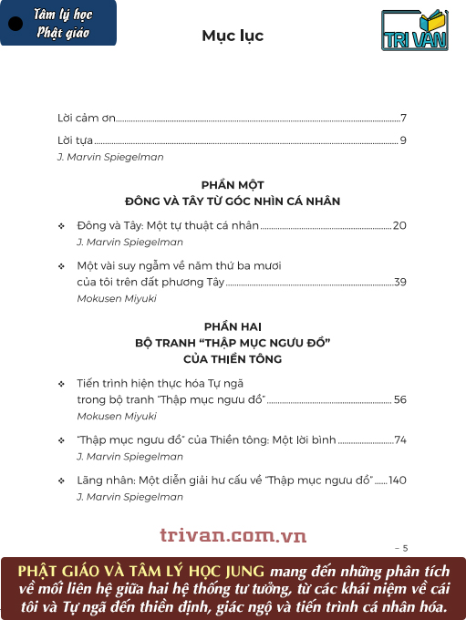 Phật giáo và tâm lý học Jung - J. Marvin Spiegelman & Mokusen Miyuki