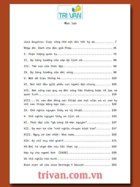 Sự Trỗi Dậy Của Đại Chúng – José Ortega Y Gasset
