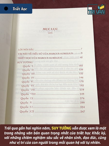 Suy tưởng - Marcus Aurelius (Đinh Hồng Phúc dịch)