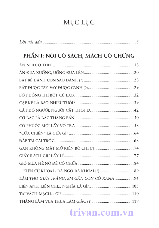 Tiếng Việt – Từ Lời Ăn Tiếng Nói Người Việt