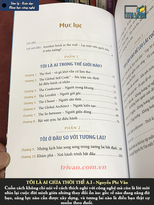 Tôi là ai giữa thời thế A.I - Và những điều trường học không dạy bạn - Nguyễn Phi Vân
