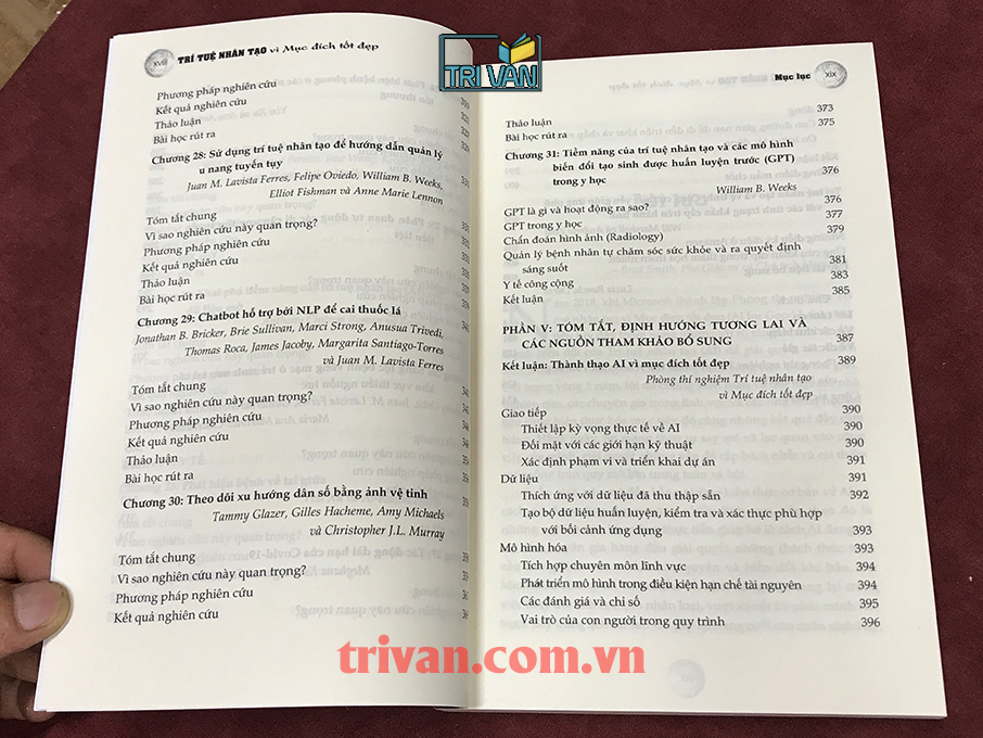 Trí tuệ nhân tạo vì mục đích tốt đẹp: Ứng dụng trong phát triển bền vững, hoạt động nhân đạo và y tế - Juan M. Lavista Ferres - William B. Weeks