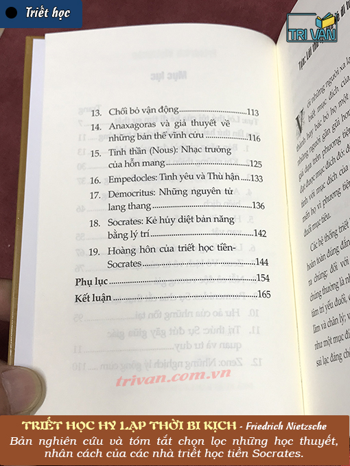 Triết học Hy Lạp thời bi kịch - Friedrich Nietzsche