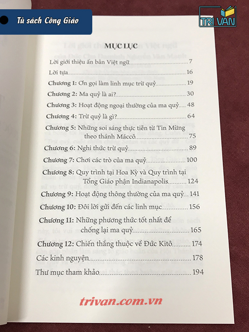 Trừ quỷ - Cuộc chiến chống Satan và các quỷ dữ - Lm. Vincent Lampert