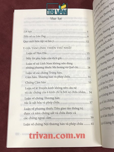 Y Gia Tâm Lĩnh - Chữa Các Chứng Tạp Bệnh Và Thương Hàn - Hải Thượng Lãn Ông Lê Hữu Trác