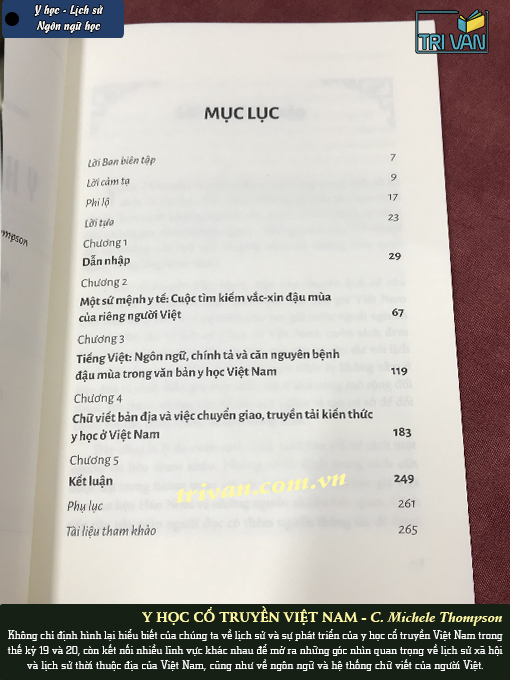 Y Học Cổ Truyền Việt Nam - Một Câu Chuyện Lịch Sử - C. Michele Thompson