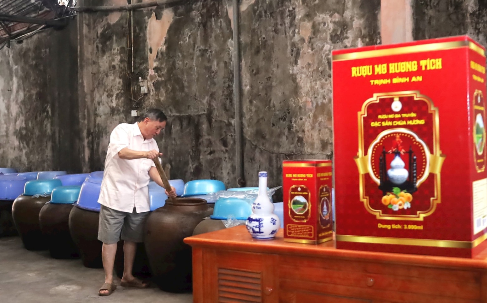 Rượu mơ Hương Tích, tinh túy vùng đất Phật