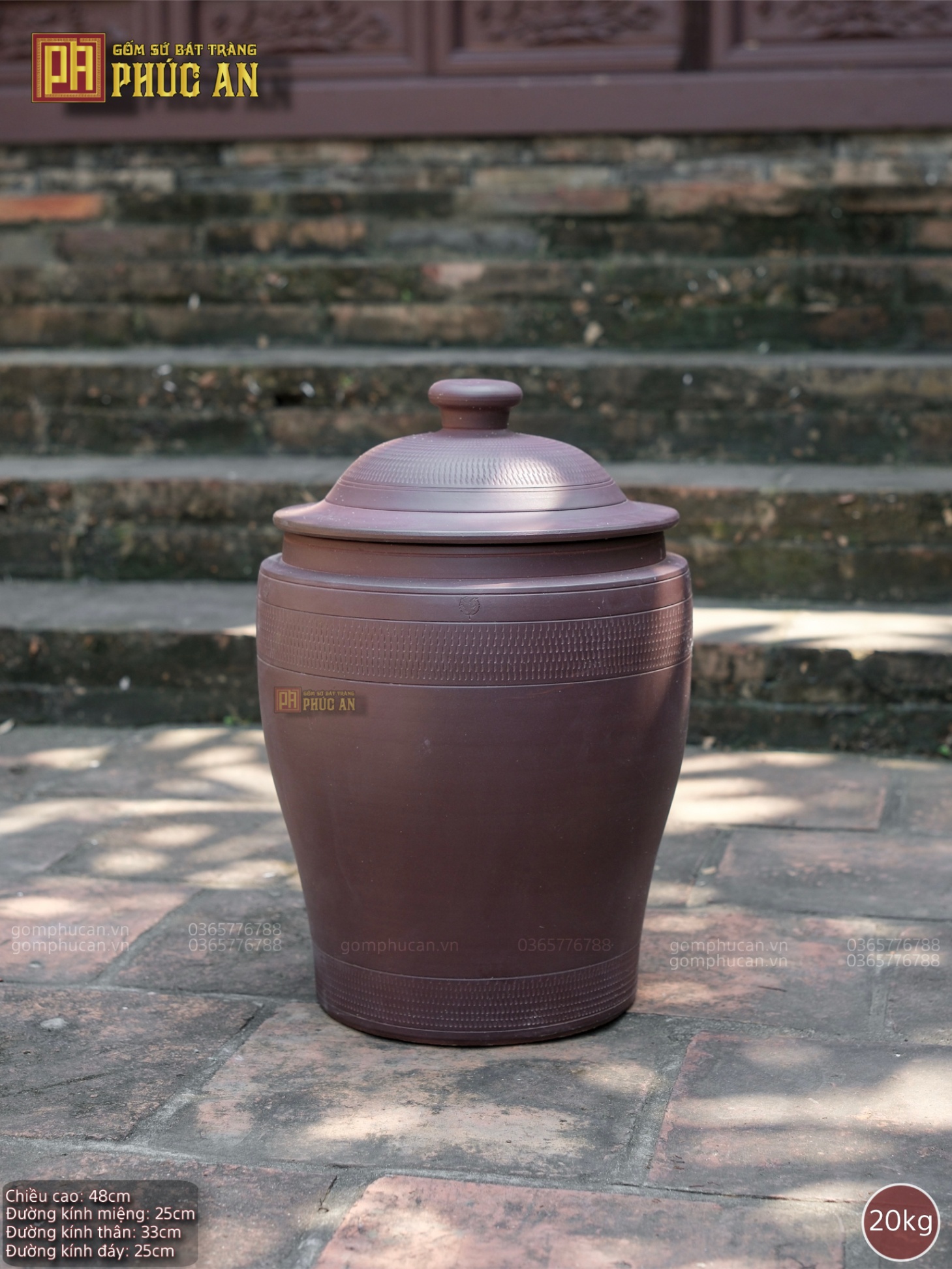 Hũ gạo 20kg