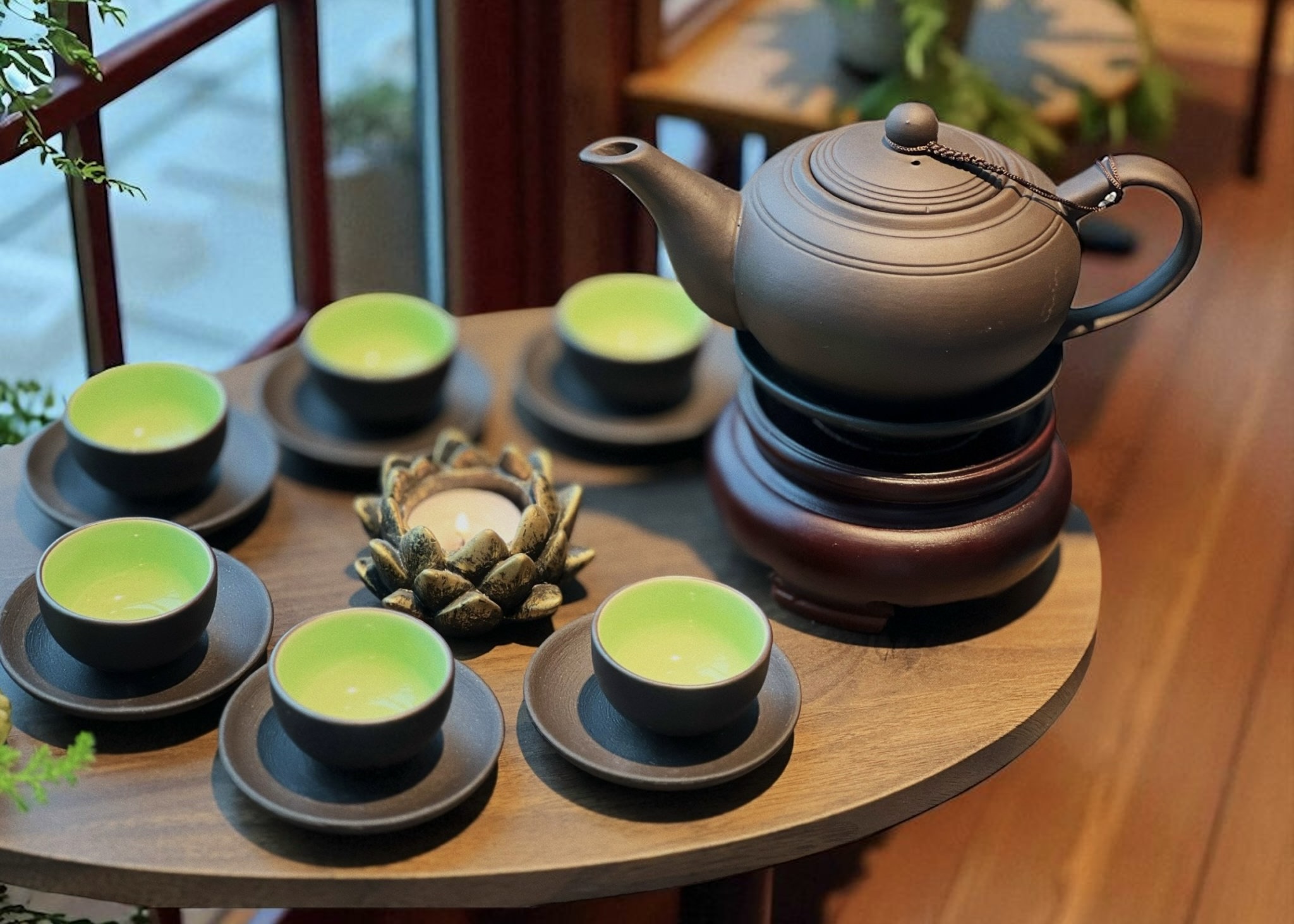 Bộ trà bưởi đen tl
