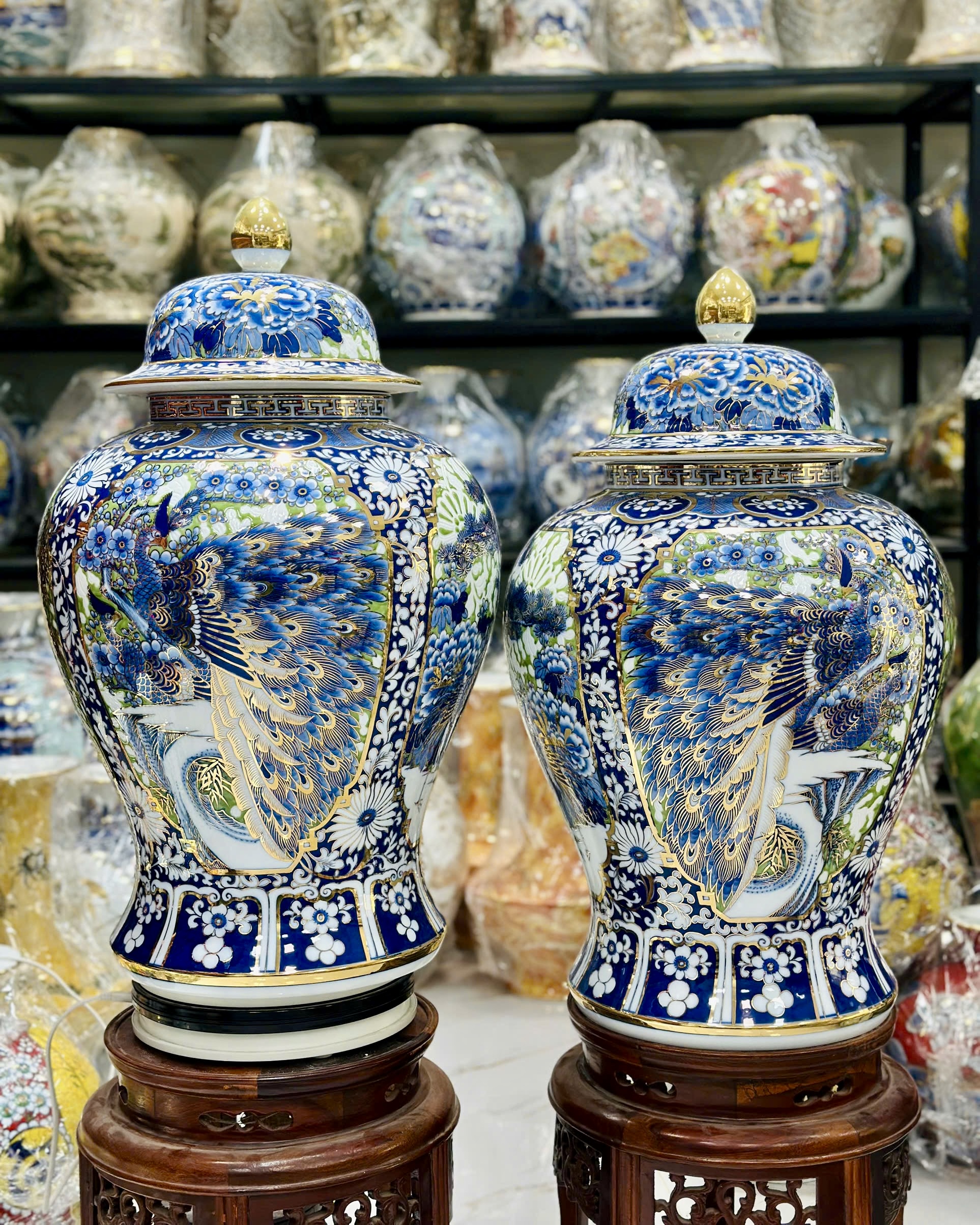 Choé 40L dệt gấm thêu hoa 