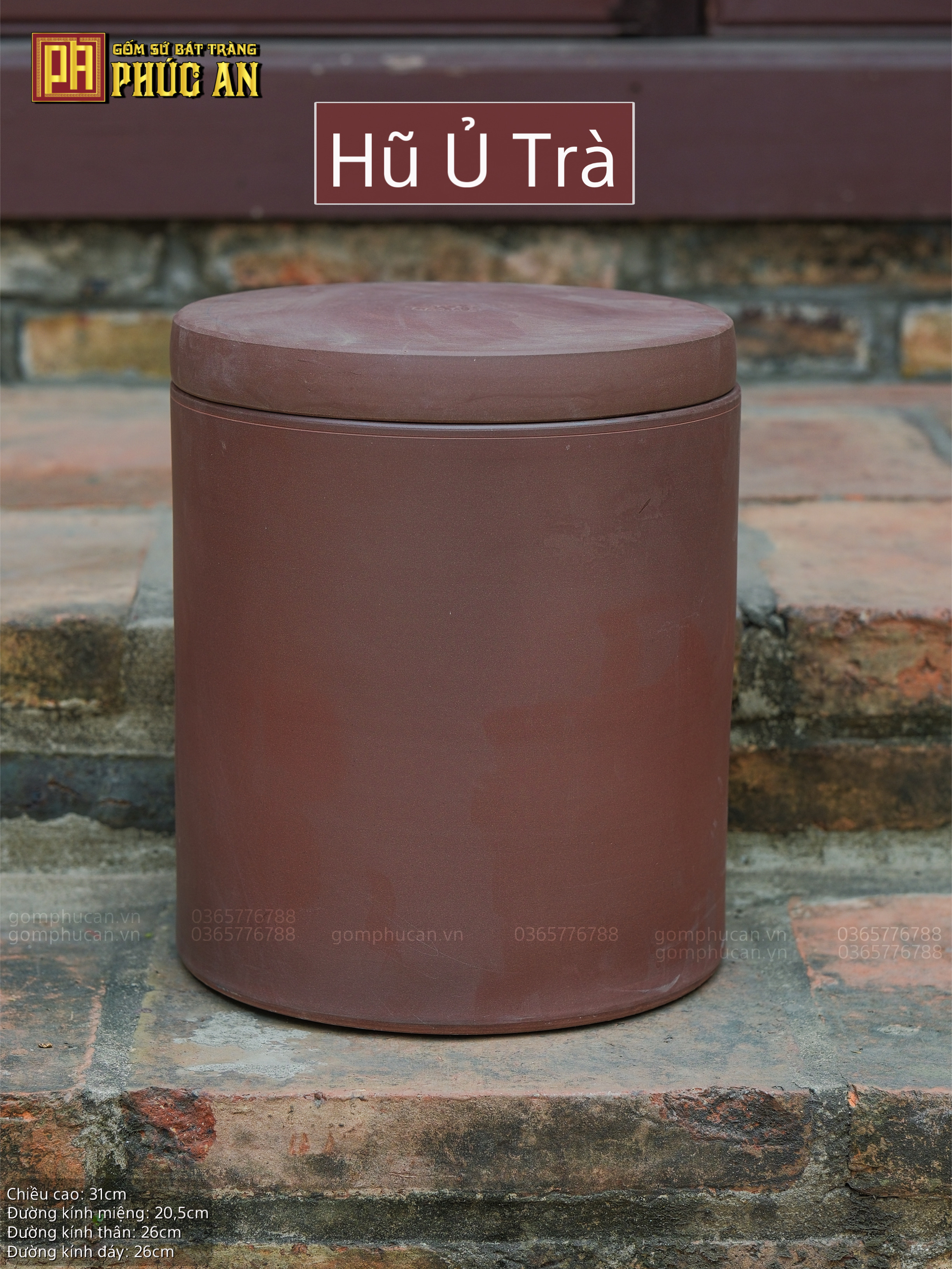 Hũ Ủ Trà Gốm