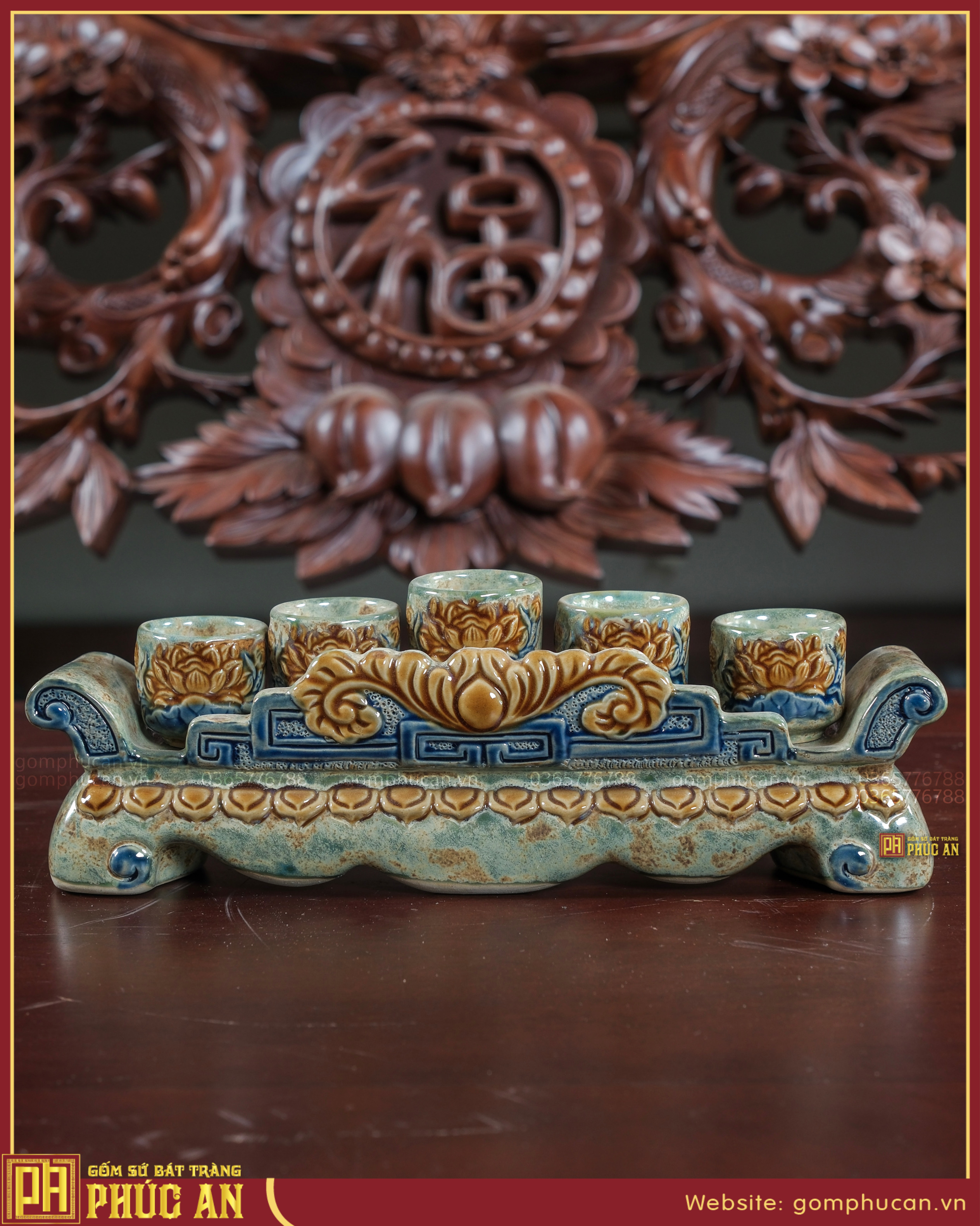 Kỷ thờ 5 chén 