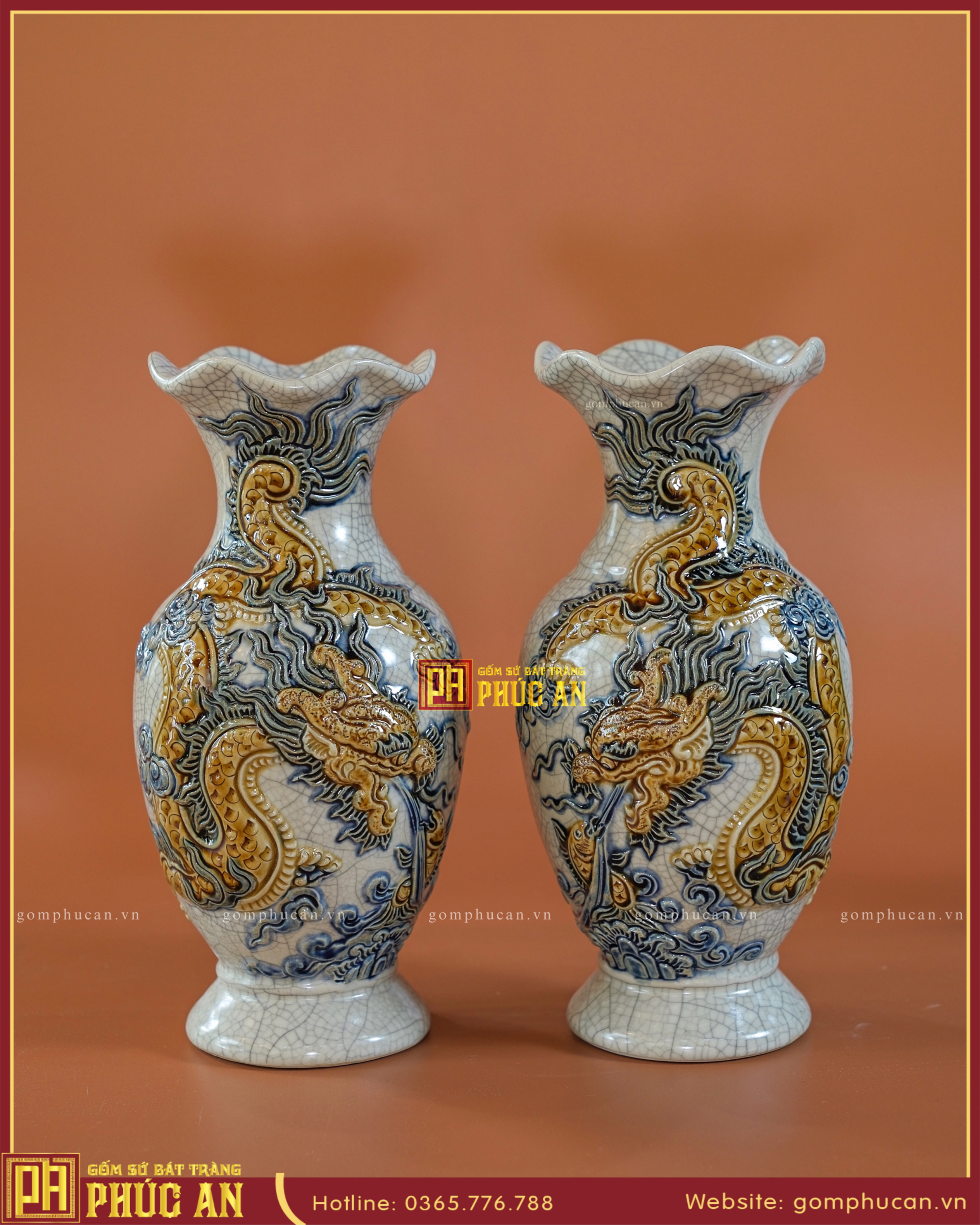 Lọ hoa lượn H30 