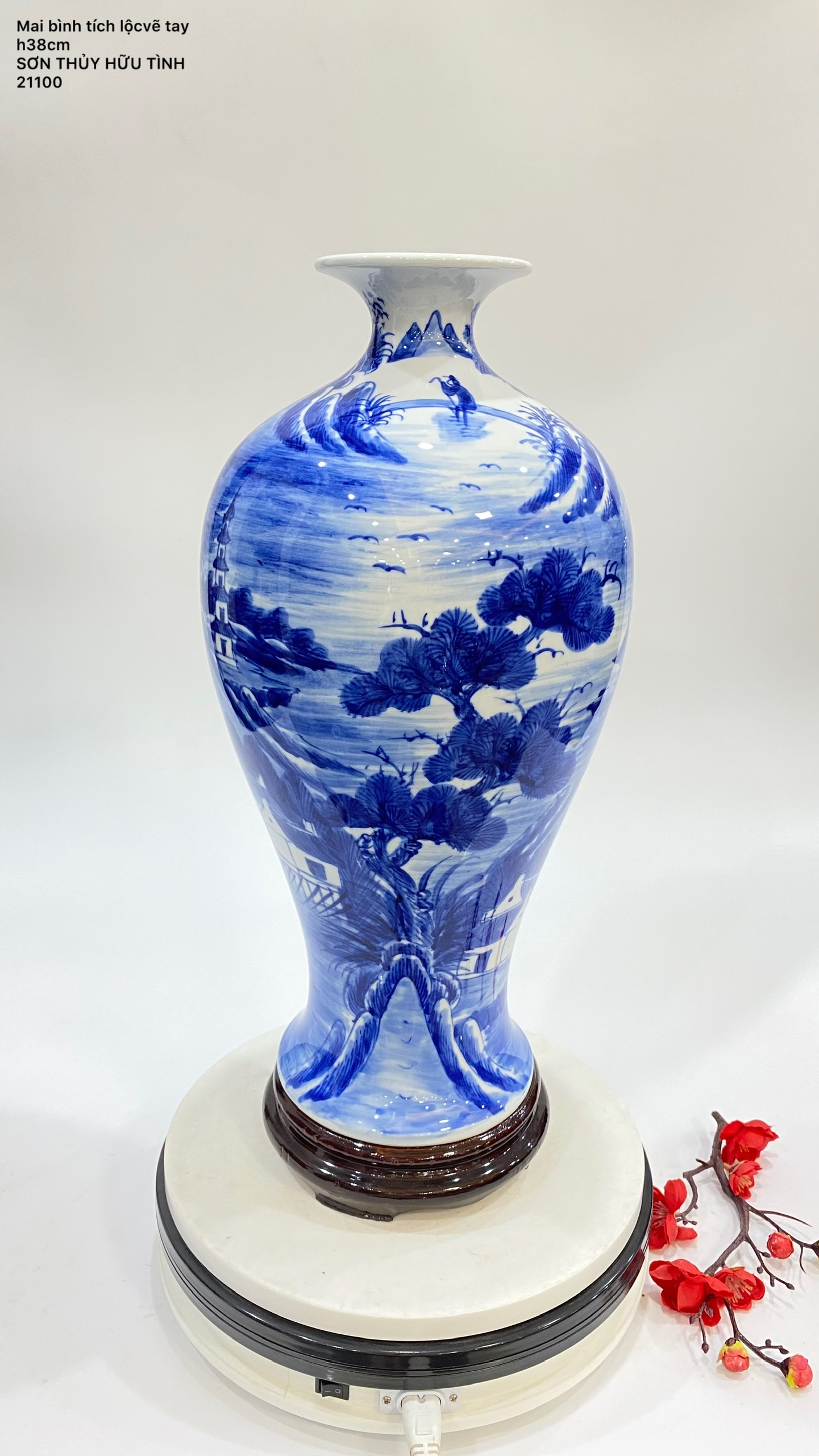 Mai bình H38 “Sơn Thuỷ Hữu Tình” TUP006