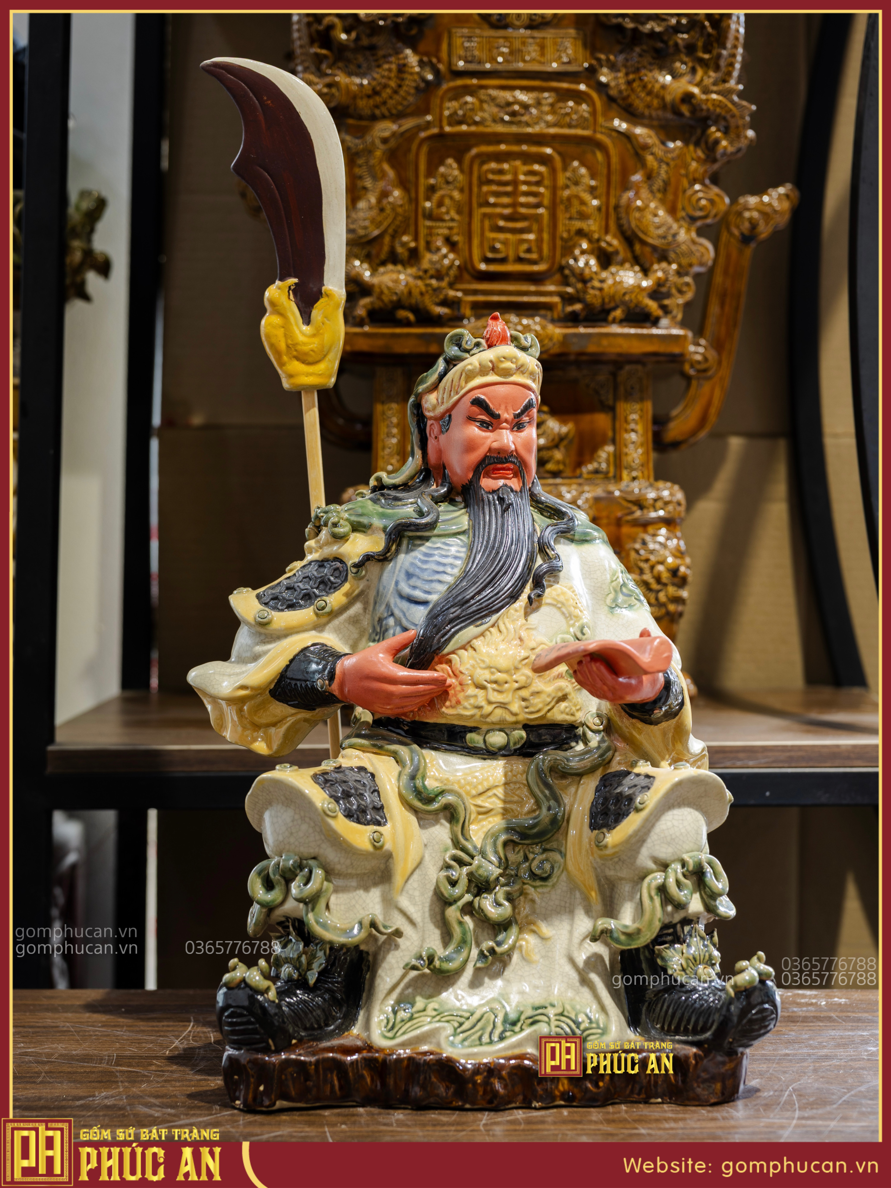 Quan Công đọc sách