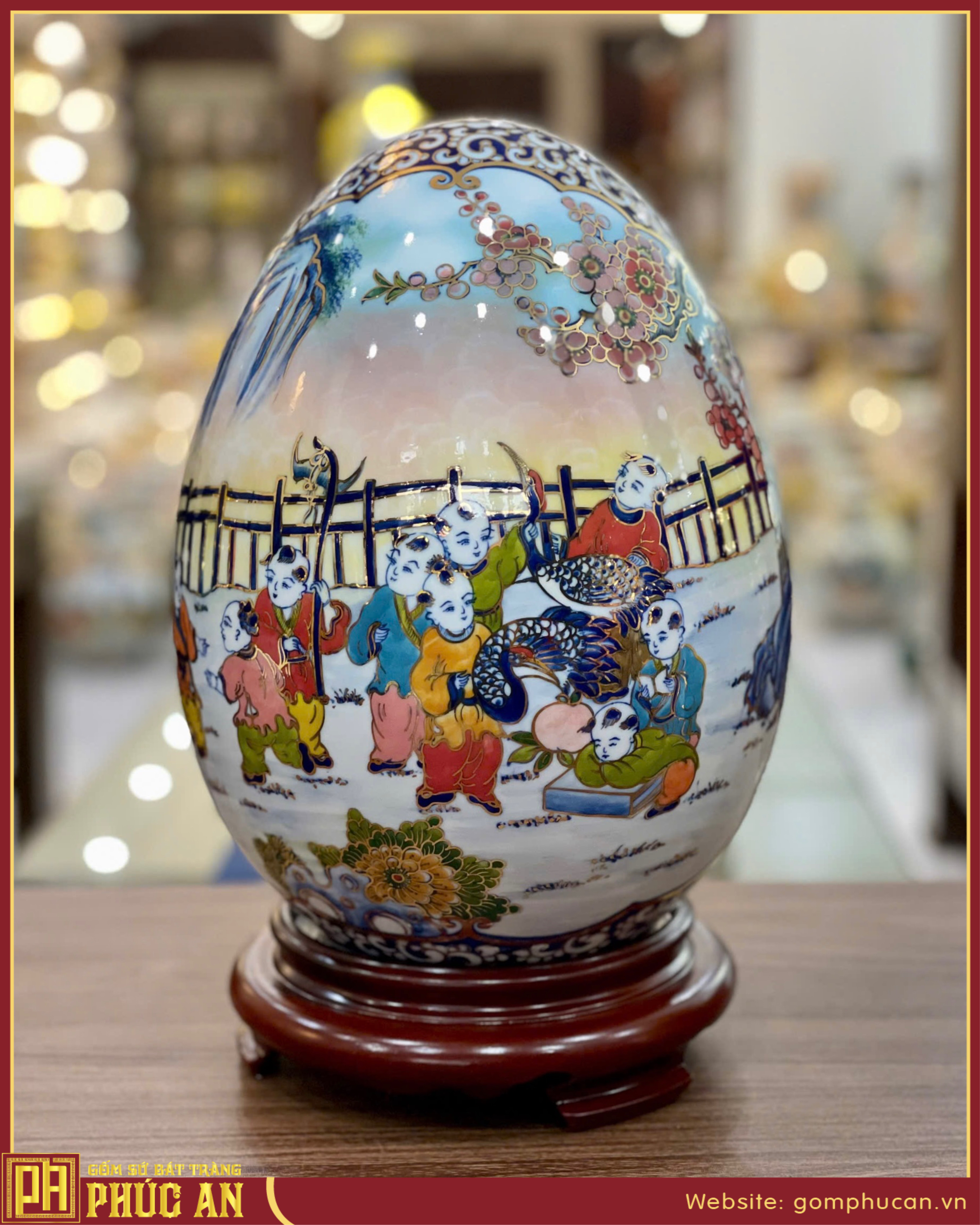 Trứng phong thuỷ H28 nhị cảnh 