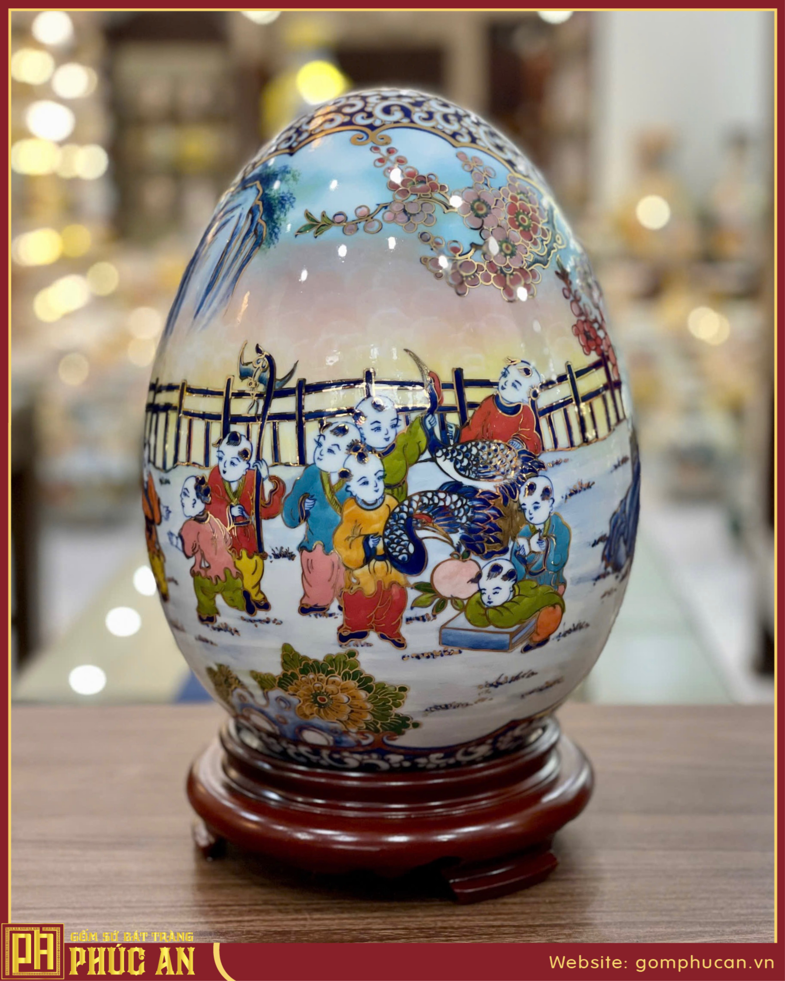 Trứng phong thuỷ H28 nhị cảnh 