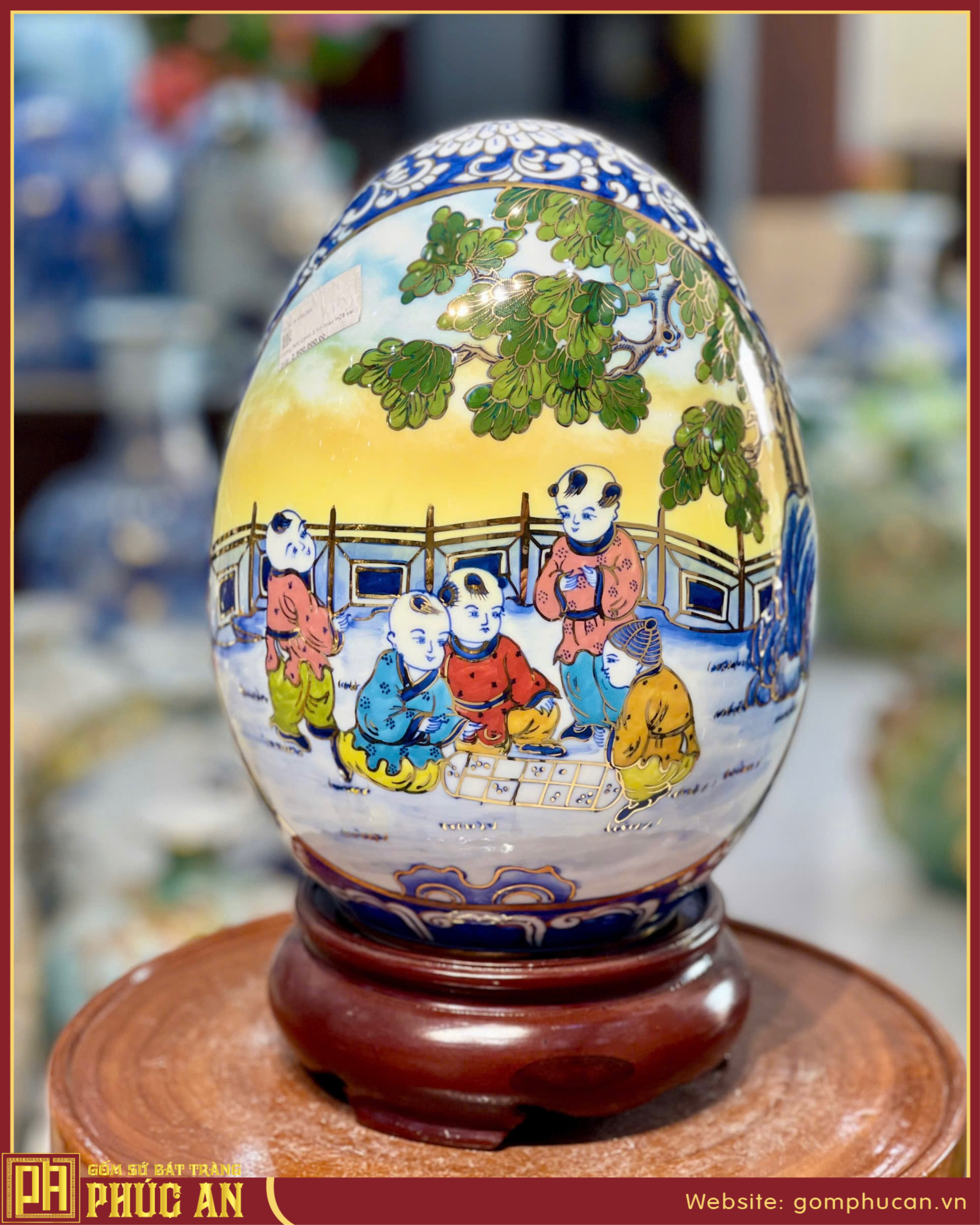 Trứng phong thuỷ H28 nhị cảnh 