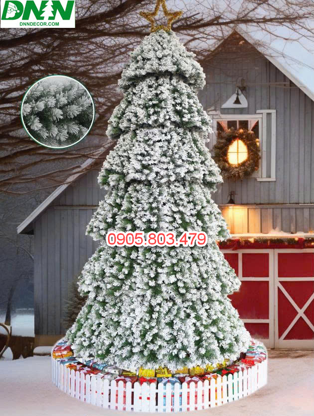 CÂY THÔNG PHỦ TUYẾT A4 CAO TỪ 4M3 ĐẾN 12M3