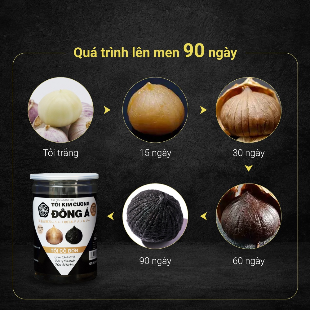 Combo 02 hộp Tỏi Đen Cô Đơn 300gr tặng 01 hộp 100g