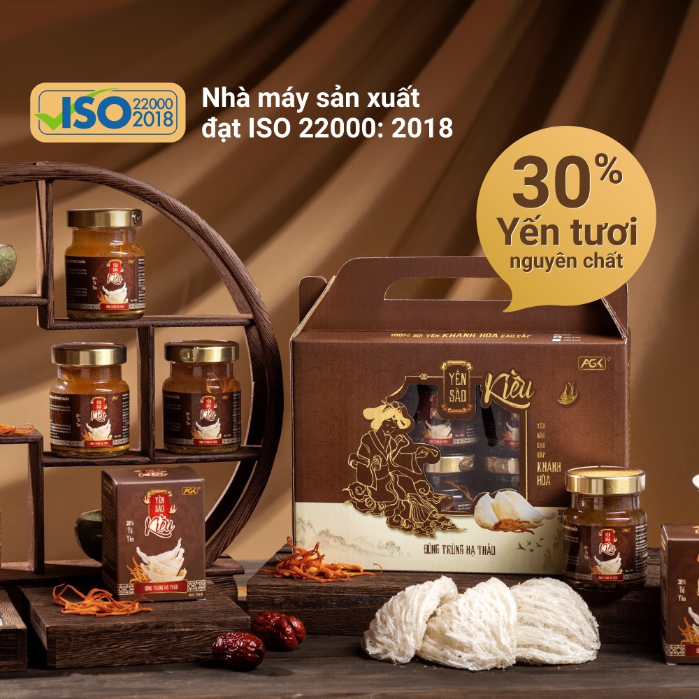 Yến Kiều chưng Đông Trùng Hạ Thảo - Set 6 hũ