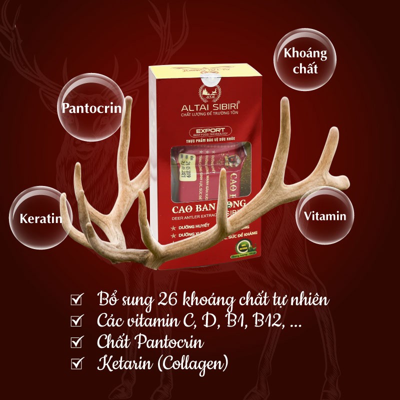 Cao Ban Long chính hãng - Combo 2 hộp 50g tặng 1 hộp tỏi đen 100g