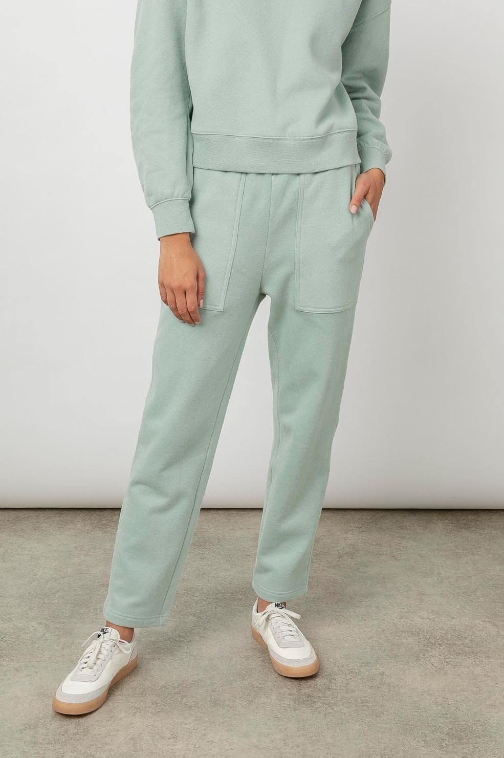 Quần jogger nỉ lót bông ống suông